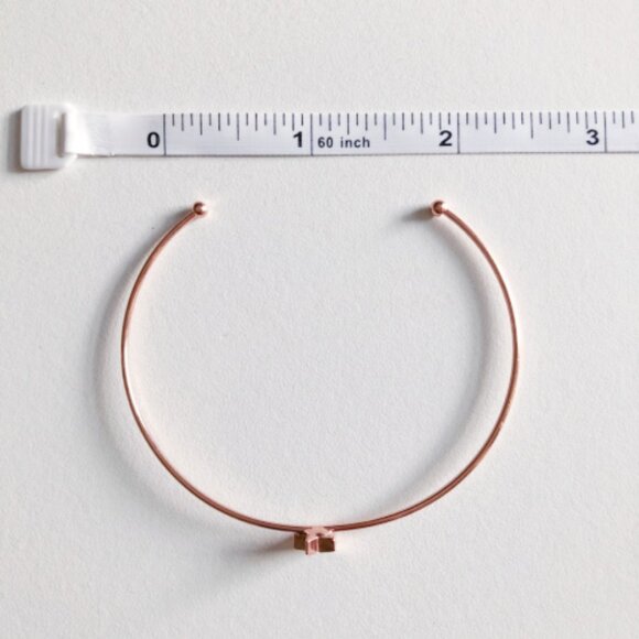 Rose Gold Star Cuff Bracelets - Picture 7 of 8